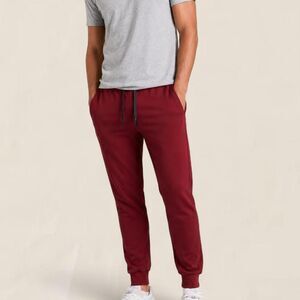 Bonobos Burgundy Red Athletic Jogger Sweatpants Mens XL Short